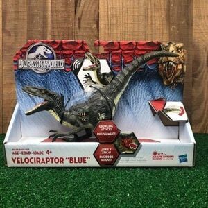 Jurassic World Hasbro Jurassic Park Growler Velociraptor "Blue"
